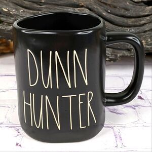 Rae Dunn DUNN HUNTER Black Ceramic Mug